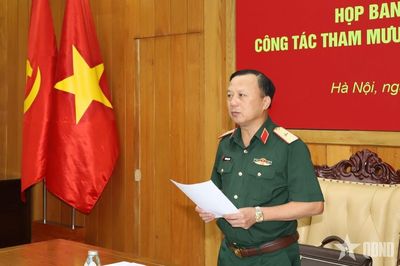 Chuẩn bị tập huấn công tác hậu cần, kỹ thuật toàn quân