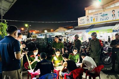 Công an phường Hòa Cường tăng cường kiểm tra ma túy