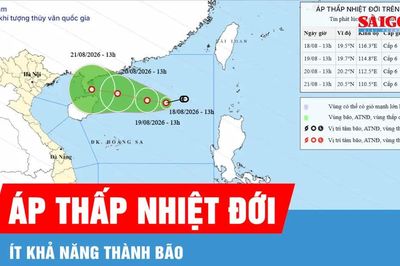 Áp thấp nhiệt đới di chuyển nhanh về phía Tây, ít khả năng thành bão