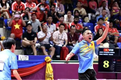 Bóng bàn Việt Nam ngắm HCV SEA Games đồng đội nam, nữ