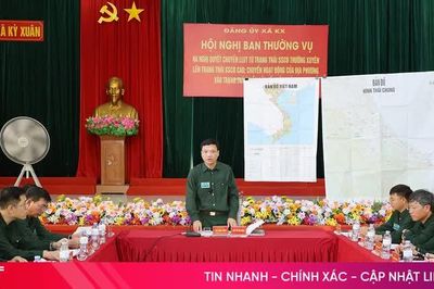 Khai mạc diễn tập chiến đấu phòng thủ xã Kỳ Xuân