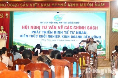 Đồng Tháp: Tư vấn chính sách, kiến thức khởi nghiệp cho phụ nữ