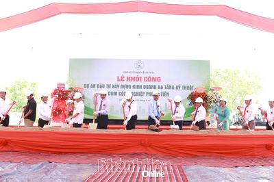 Khởi công cụm công nghiệp đầu tiên ở khu vực miền núi Bác Ái