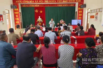 Phường Đông Kinh lấy ý kiến người dân về thu hồi đất dự án Khu đô thị mới Mai Pha