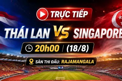 Thái Lan 0-1 Singapore (Hiệp 1): Lưới của đội chủ nhà đã rung lên