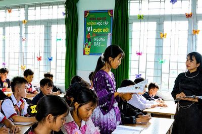 Bền bỉ giữ trò, gieo chữ nơi vùng cao