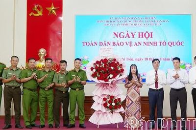 Xã Chí Tiên tổ chức Ngày hội Toàn dân bảo vệ an ninh Tổ quốc