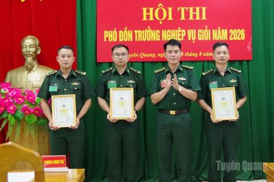 Bộ đội Biên phòng tỉnh tổ chức Hội thi Phó đồn trưởng nghiệp vụ giỏi
