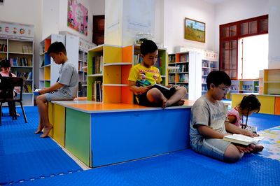 Không gian khám phá từ phòng đọc thiếu nhi