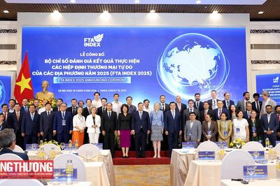 Lễ công bố Bộ chỉ số đánh giá kết quả thực thi Hiệp định thương mại tự do (FTA Index) năm 2025