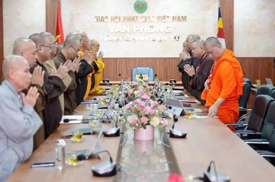Ban Chỉ đạo Trung ương họp với Ban Trị sự Phật giáo tỉnh Quảng Trị thống nhất công tác chuẩn bị đại hội