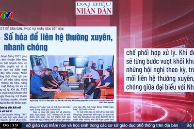 Điểm báo VTV1: Số hóa để liên hệ thường xuyên, nhanh chóng