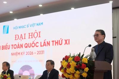 Thiếu tướng, Nhạc sĩ Đức Trịnh tiếp tục làm Chủ tịch Hội Nhạc sĩ Việt Nam