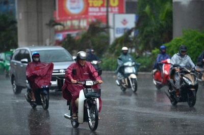 Cảnh báo mưa lớn khu vực thành phố Hà Nội