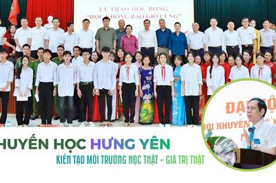 Khuyến học Hưng Yên: Kiến tạo môi trường học thật - giá trị thật