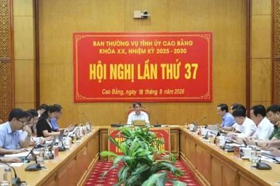 Hội nghị Ban Thường vụ Tỉnh ủy lần thứ 37