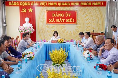 Ban Tuyên giáo Trung ương điều tra dư luận xã hội tại xã Đất Mũi
