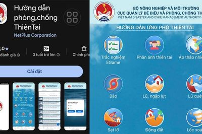 Ra mắt ứng dụng 'Hướng dẫn phòng, chống thiên tai' cho người dân