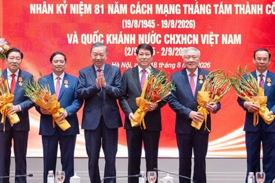 5 nguyên Ủy viên Bộ Chính trị được tặng Huân chương Hồ Chí Minh