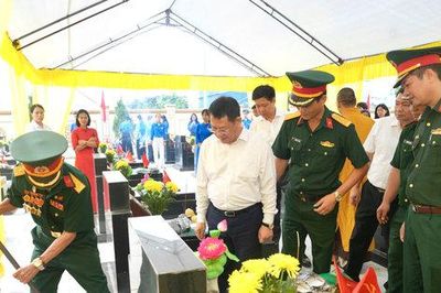 Xã Quang Minh triển khai lấy mẫu 44 hài cốt liệt sĩ