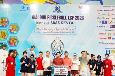 Giải Pickleball LCF tranh cúp Miss Dental: Gây quỹ 400 triệu đồng cho dân bản Lào Cai