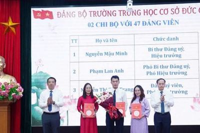 Phường Việt Hưng thành lập 11 đảng bộ, 2 chi bộ trường học