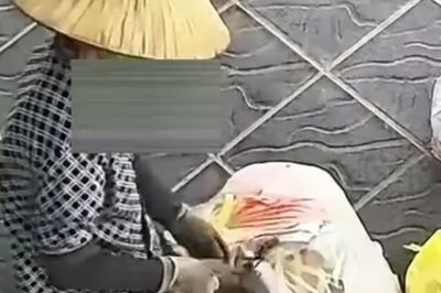 Thấy 30.000 đồng nhét khe cửa, chủ nhà tra camera phát hiện cảnh 'dở khóc dở cười'