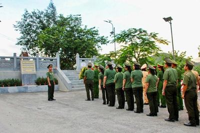 Tuổi trẻ Công an Điện Biên tri ân Anh hùng liệt sĩ Phạm Văn Cường