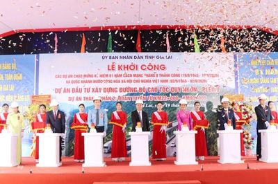 Gia Lai đồng loạt khởi công xây dựng các dự án với vốn đầu tư hàng chục nghìn tỉ đồng