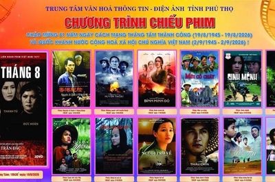 Phú Thọ khai mạc đợt phim đặc biệt chào mừng Quốc khánh 2.9