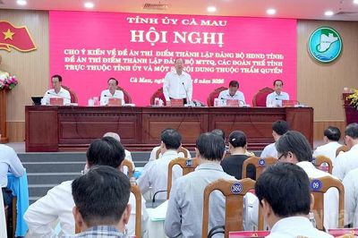 Cà Mau quy hoạch cán bộ, tạo môi trường để rèn luyện