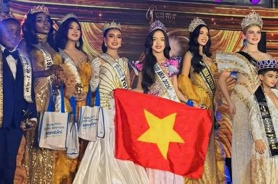 Mẫu nhí Nguyễn Hoa Thảo Mơ đoạt vương miện Little Miss Universe tại Philippines
