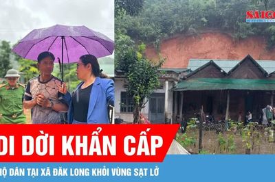 Quảng Ngãi khẩn cấp di dời 2 hộ dân khỏi vùng sạt lở