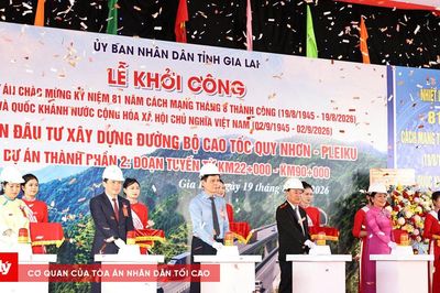 Khởi công Dự án thành phần 2 Cao tốc Quy Nhơn-Pleiku