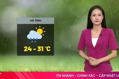 Dự báo thời tiết Hà Tĩnh ngày 19/8: Có nơi mưa rất to