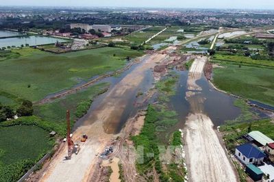 Vành đai 4 Hà Nội phấn đấu thông xe 3 cầu lớn trước APEC 2027