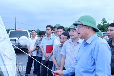 Gỡ vướng mặt bằng, thúc tiến độ đường nối TP Thanh Hóa (cũ) với Cảng hàng không Thọ Xuân