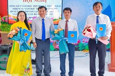 Xã Vĩnh Gia thành lập 3 trường học mới sau sáp nhập