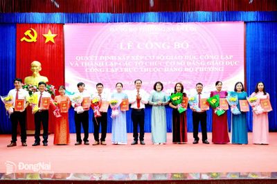 Các địa phương tổ chức công bố quyết định sắp xếp cơ sở giáo dục công lập