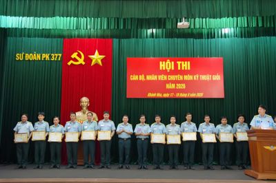 Sư đoàn 377 tổ chức Hội thi cán bộ, nhân viên chuyên môn kỹ thuật giỏi năm 2026