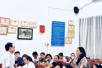 Nâng cao năng lực truyền thông giáo dục sức khỏe cho 200 cán bộ y tế