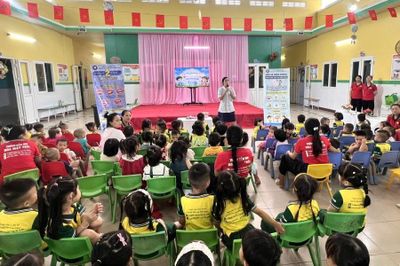 Truyền thông nha học đường cho 250 trẻ mầm non