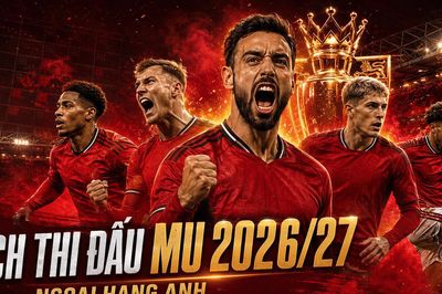 Lịch thi đấu MU ( Manchester United ) 2026/27: Đầy đủ 38 vòng Ngoại hạng Anh theo giờ Việt Nam
