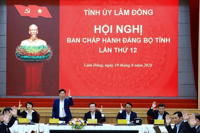 Ban Chấp hành Đảng bộ tỉnh Lâm Đồng cho ý kiến đối với 11 nội dung quan trọng