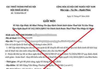 Cảnh báo thủ đoạn giả mạo cơ quan thuế để lừa đảo