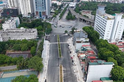 Vành đai 1 đoạn Hoàng Cầu - Voi Phục sẽ thông xe trước 2/9