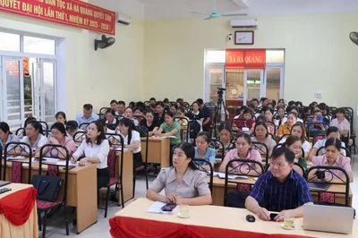 Hà Quảng bồi dưỡng, tập huấn lý luận chính trị hè cho 254 học viên