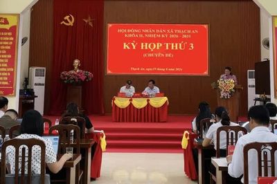 Kỳ họp thứ 3 (chuyên đề) HĐND xã Thạch An và Nguyên Bình