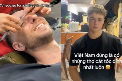 Cắt tóc cạo râu thành đặc sản du lịch Việt Nam, khách Tây sốc vì đẹp mà quá rẻ