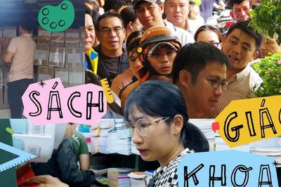 Cảm động cảnh phụ huynh đội nắng xếp hàng tìm sách giáo khoa cho con tại trụ sở NXB Giáo dục VN